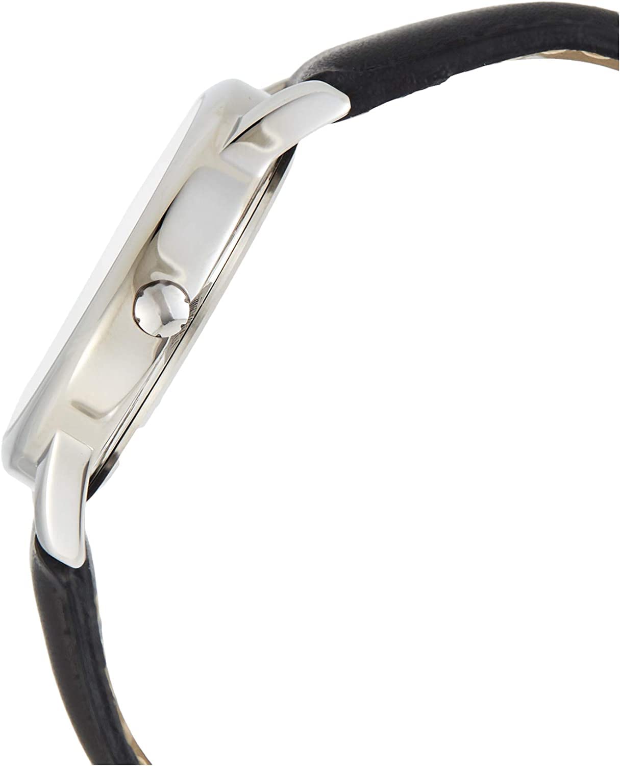 Timex Easy Reader Black Leather Strap Watch