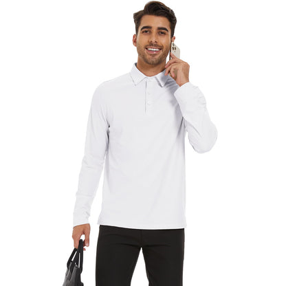 Men's Long Sleeve Golf Shirt UPF 50+ Performance