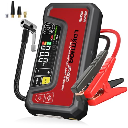 2500A Jump Starter with Air Compressor