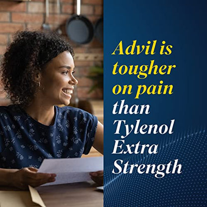 Advil Liqui-Gels Pain Reliever and Fever Reducer, Pain Medicine for Adults with Ibuprofen 200mg for Headache, Backache, Menstrual Pain and Joint Pain Relief - 80 Liquid Filled Capsules(Pack of 1)