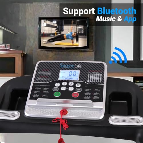 SereneLife Folding Treadmill for Home Fitness