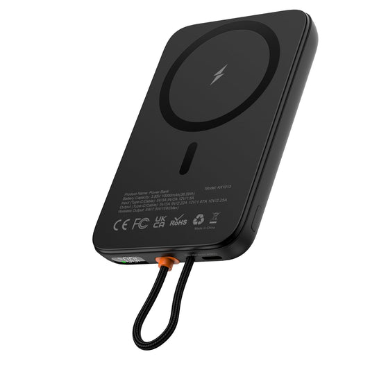10000mAh Power Bank with Wireless Charging