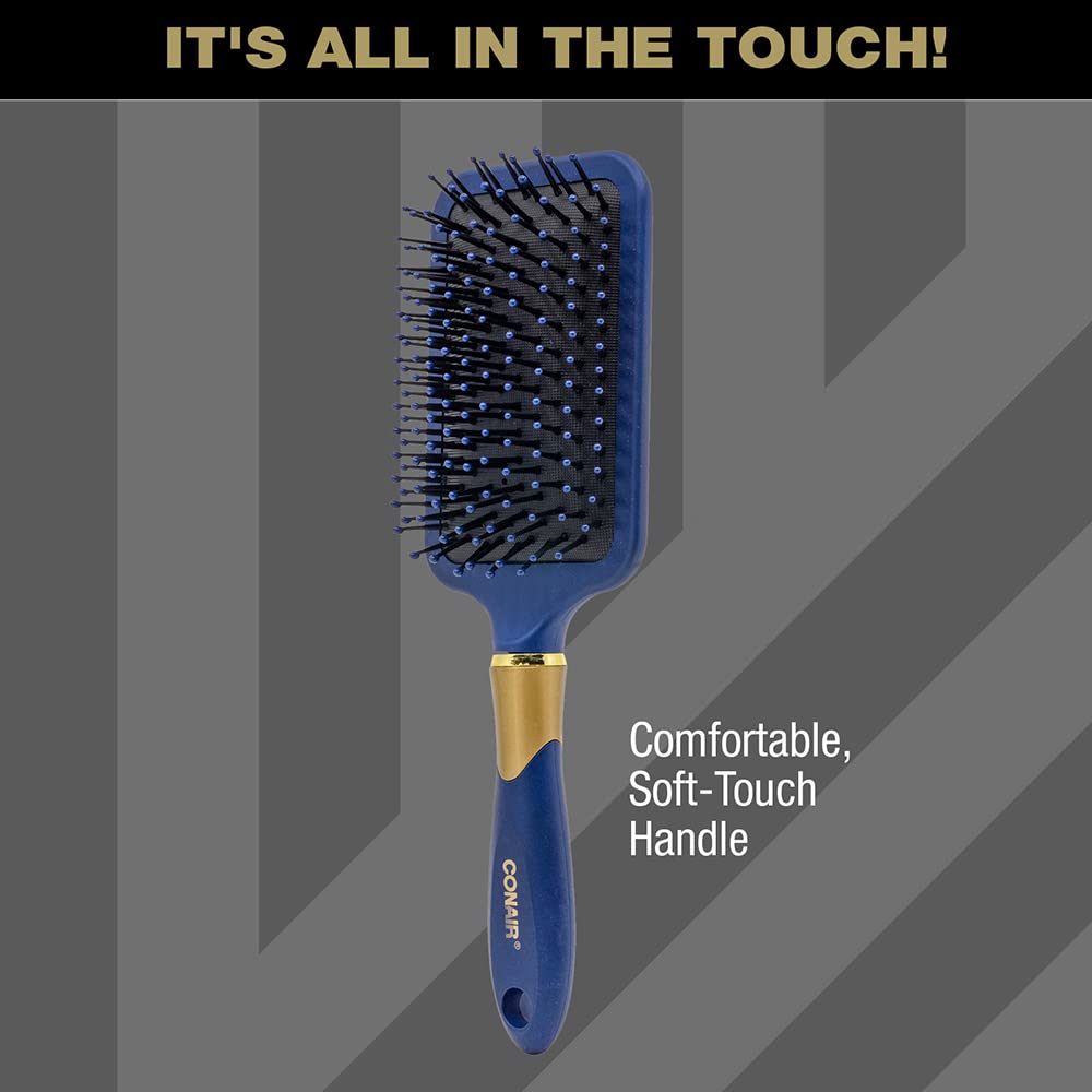 Conair Velvet Touch Detangler Brush for Thick Hair