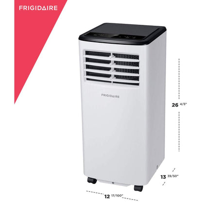 Frigidaire FHPC082AC1 Portable Room Air Conditioner, 8,000 BTU (ASHRAE)/5,500 BTU (DOE) with a Multi-Speed Fan, Dehumidifier Mode, Easy-to-Clean Washable Filter, in White