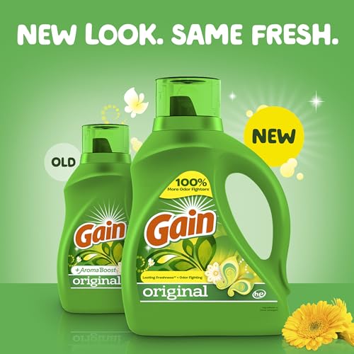 107 Loads Gain Liquid Laundry Detergent with Febreze