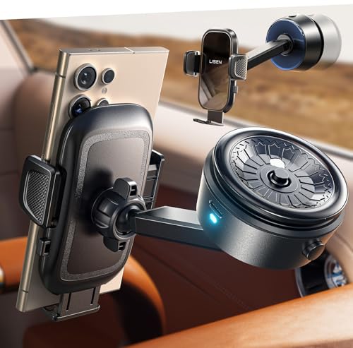 Electric Retractable Suction Cup Car Phone Mount