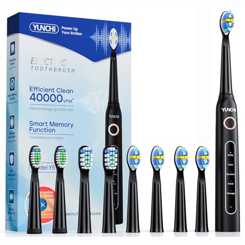 8 Pack Rechargeable Sonic Electric Toothbrush for Adults