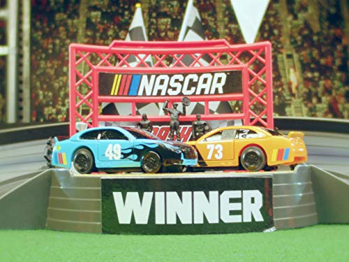 Far Out Toys NASCAR Crash Circuit Ultimate Road Course Bundle with Huge Race Track, Winner’s Circle, 4 Cars Total | Electric Powered, Over 6 Ft Assembled | Capture The Momentum and Thrill of Nascar
