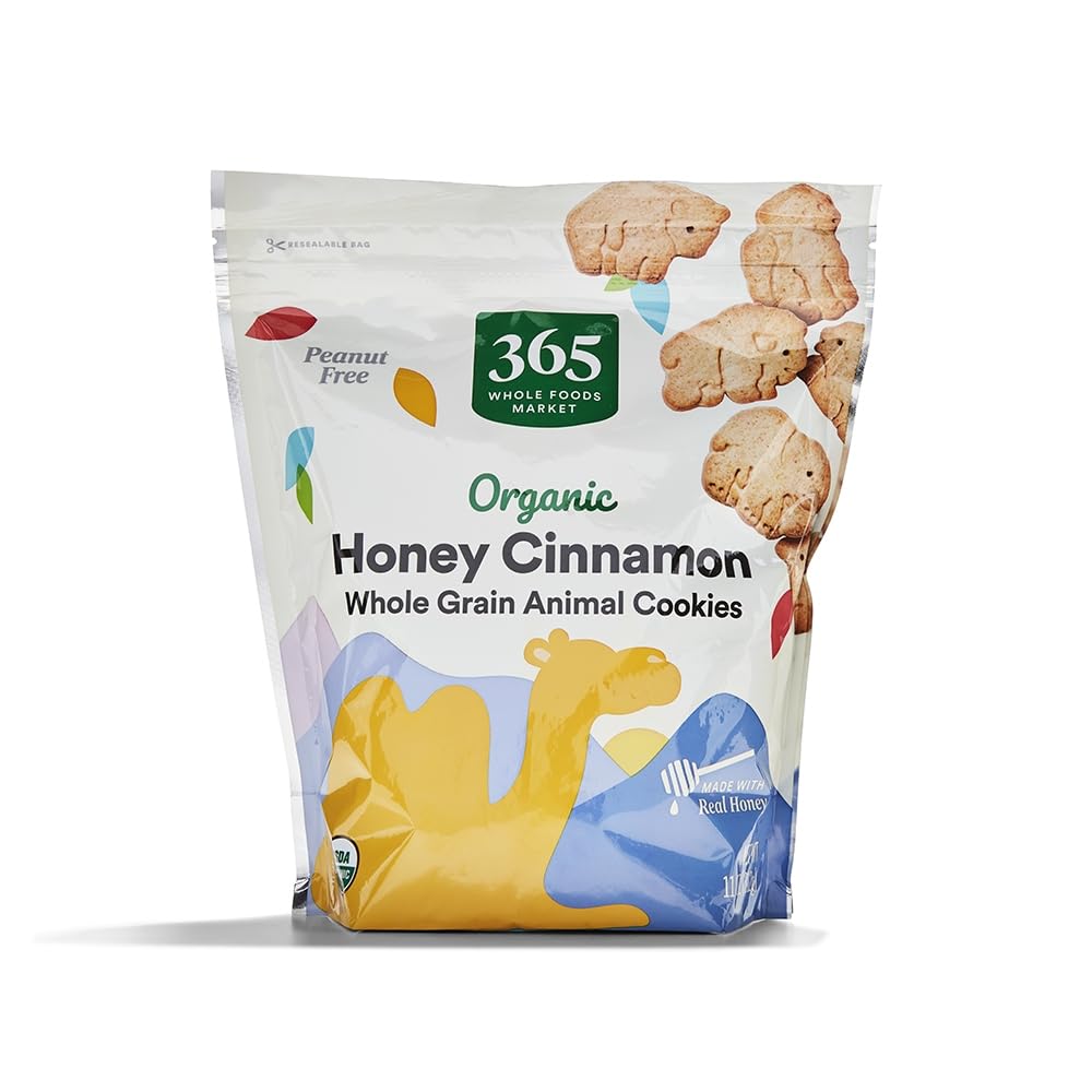 Organic Honey Cinnamon Animal Cookies by 365