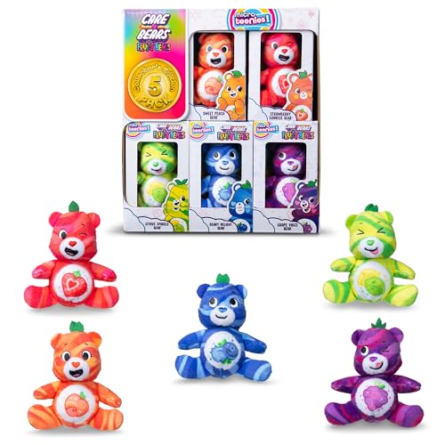 5 Pack Micro Teenies Care Bears Fruit Friends Figures