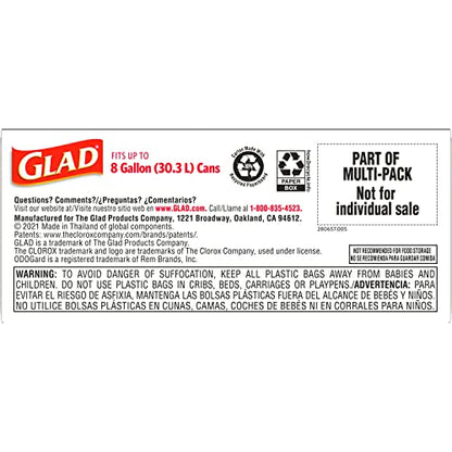 Glad Lemon Fresh Drawstring Trash Bags, 26 Ct