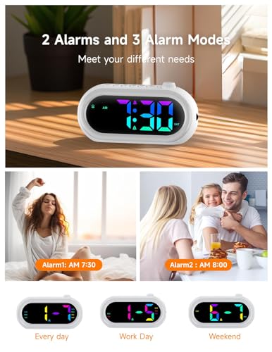 Digital Alarm Clock with Wake Up Light