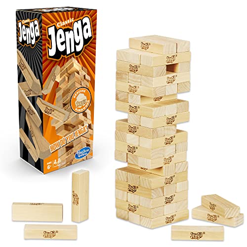 Hasbro Jenga Game - Classic Stacking Tower