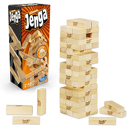 Hasbro Jenga Game - Classic Stacking Tower