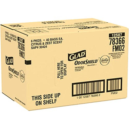 40 Count Glad ForceFlex Kitchen Trash Bags