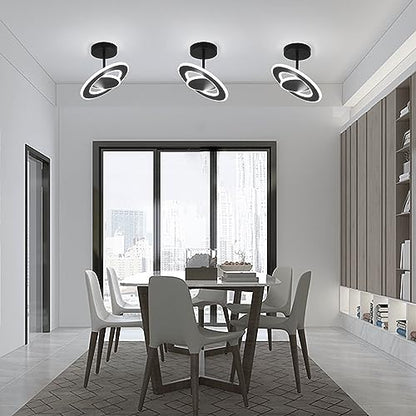 EIDEARAY Modern LED Ceiling Light Acrylic Hallway Light 30W Cool White Multi-Directional Ceiling Lamp Adjustable Flush Mount Ceiling Light Fixtures for Bedroom Kitchen Balcony Corridor Stair Aisle