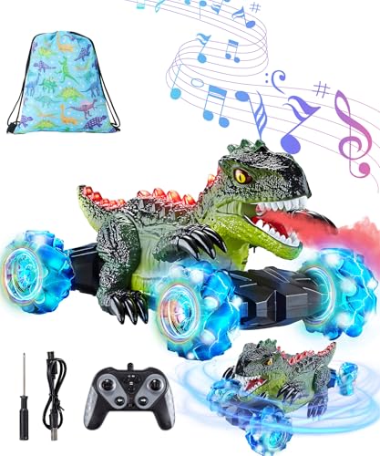 Rechargeable 4WD Dinosaur RC Stunt Car