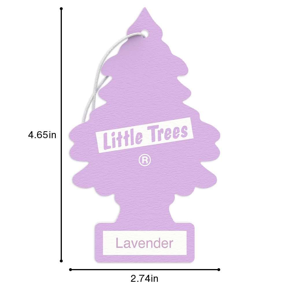 LITTLE TREES Lavender Car Air Fresheners - 24 Pack