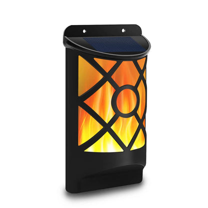 Solar Flame Lights Outdoor Waterproof Flickering LED