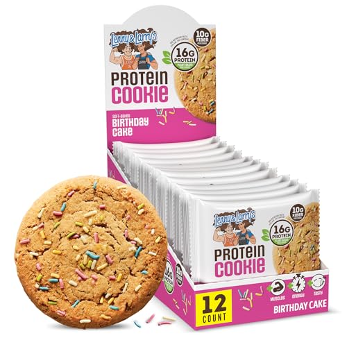 12 Pack Lenny & Larry's Birthday Cake Protein Cookies (OU-D)