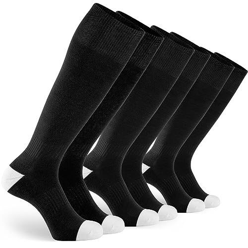 3 Pack Soccer Football Knee High Tube Socks