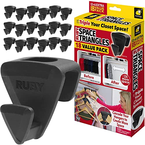 18 Pack Closet Space Saver Hanger Hooks Organizer