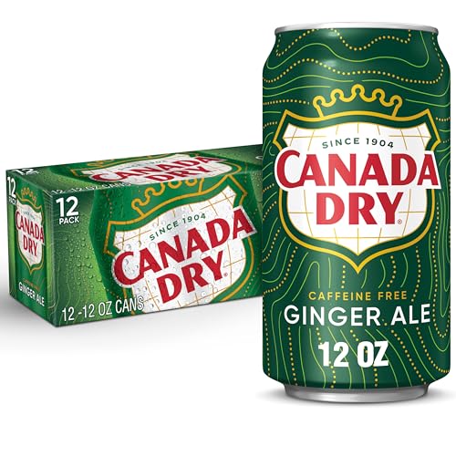12 Pack Canada Dry Ginger Ale Soda, 12 fl oz