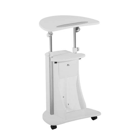 Adjustable Height Rolling Laptop Cart by Techni Mobili