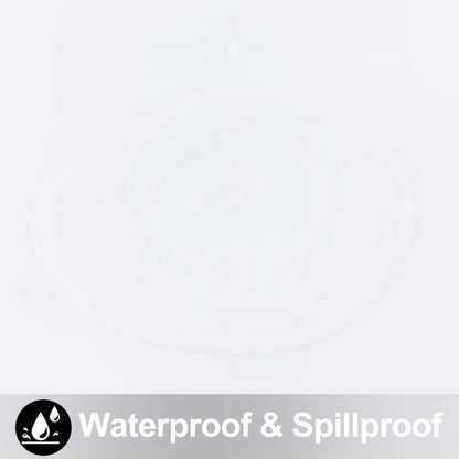 Smiry Waterproof Vinyl Tablecloth for Dining & Outdoor