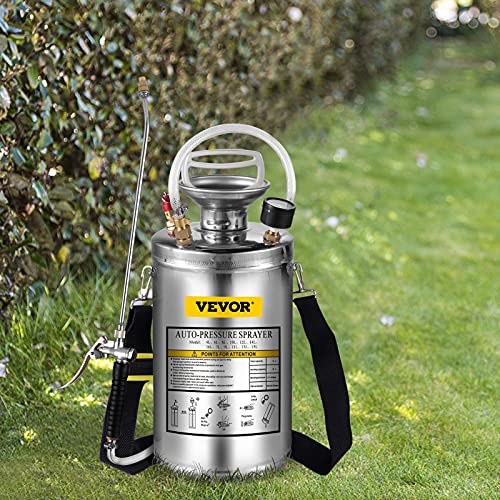 1.5 Gallon Stainless Steel Pump Garden Sprayer