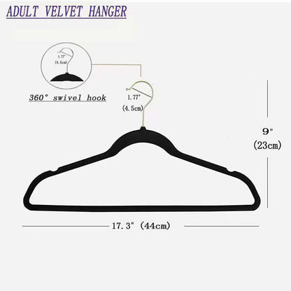 36 Pack Non-Slip Velvet Coat Hangers