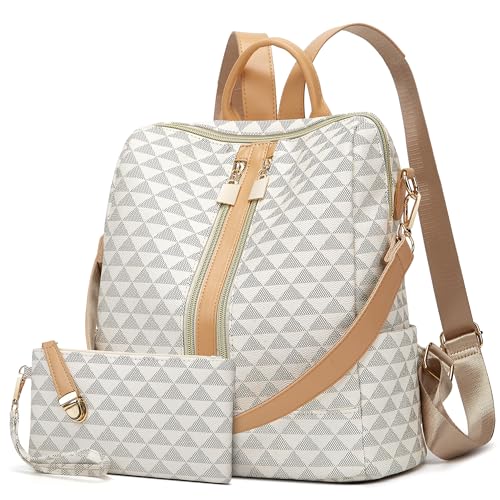 Convertible PU Leather Backpack Purse with Wallet