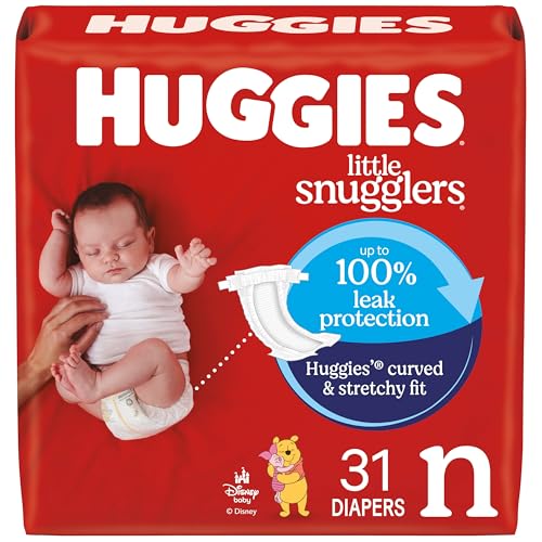 31 Count Huggies Little Snugglers Newborn Diapers
