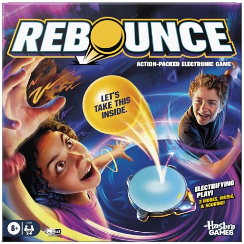 Hasbro Gaming Rebounce Electronic Indoor Outdoor Action Game