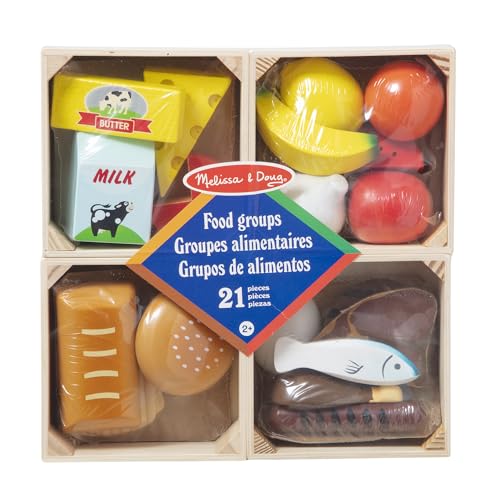 21-Piece Melissa & Doug Wooden Play Food Set
