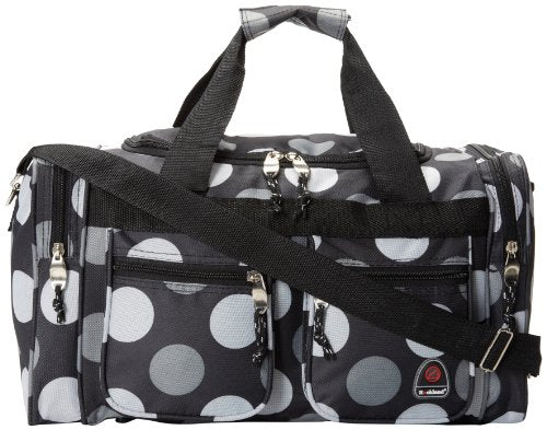 19 Inch Duffel Bag with Polka Dot Pattern