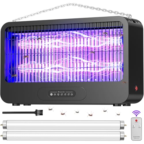 Electric Bug Zapper with Remote and Replacement Bulbs
