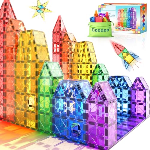 40 Piece Magnetic Tiles STEM Building Blocks