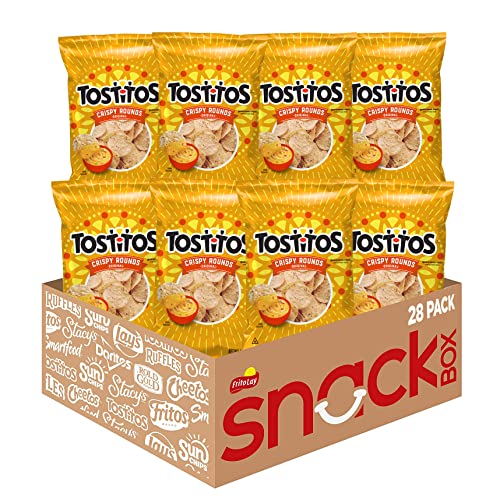 28 Pack Tostitos Crispy Rounds Tortilla Chips