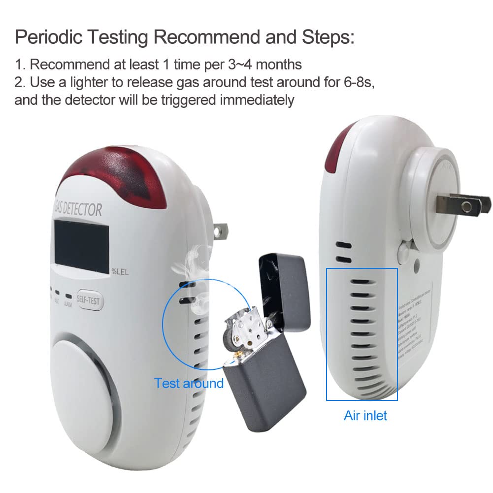 Natural Gas Detector for Home and Camper