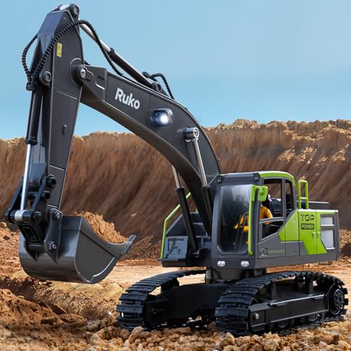 Ruko 2.4GHz Remote Control Excavator Toy Vehicle