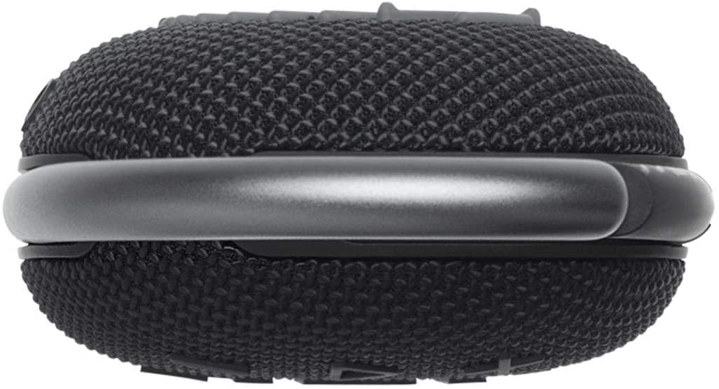 JBL Clip 4 Portable Bluetooth Wireless Speaker Bundle with divvi! Protective Hardshell Case - Black
