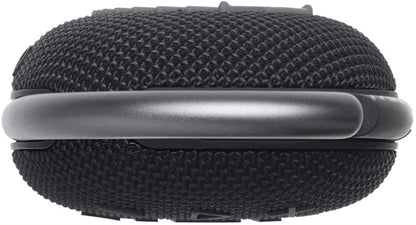 JBL Clip 4 Portable Bluetooth Wireless Speaker Bundle with divvi! Protective Hardshell Case - Black