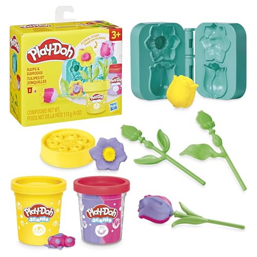 Play-Doh Tulips and Daffodils Flower Craft Kit