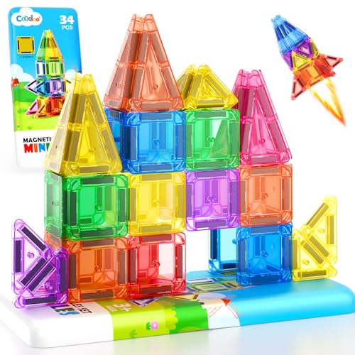 Coodoo Mini Magnetic Building Tiles STEM Toy