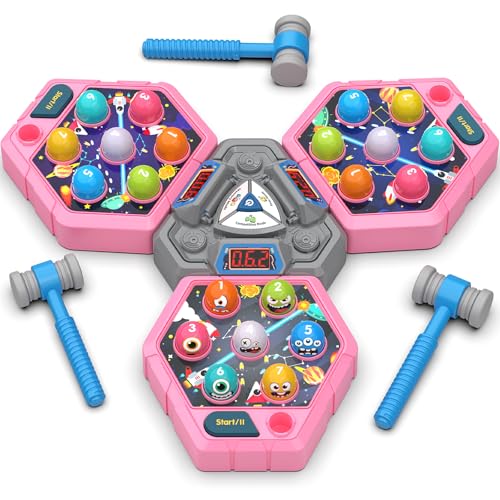 3-Player Electronic Whack a Mole Game for Kids