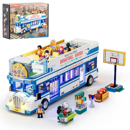 1170 Piece Streetball Tour Bus Building Set