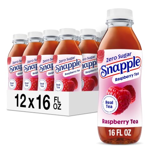 12 Pack Snapple Zero Sugar Raspberry Iced Tea Bottles (OK)