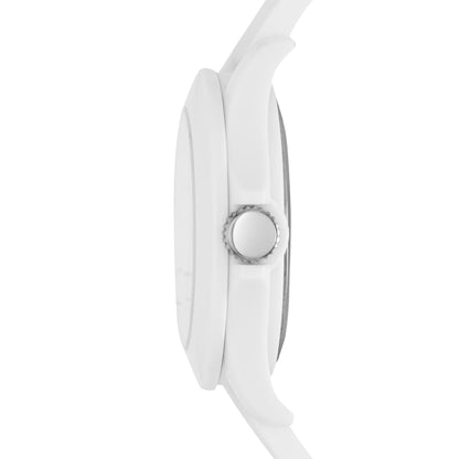 Skechers Women's Quartz Three-Hand Watch, White