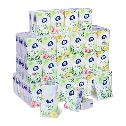 96 Pack Wedding Pocket Tissues Mini Favors 3-Ply